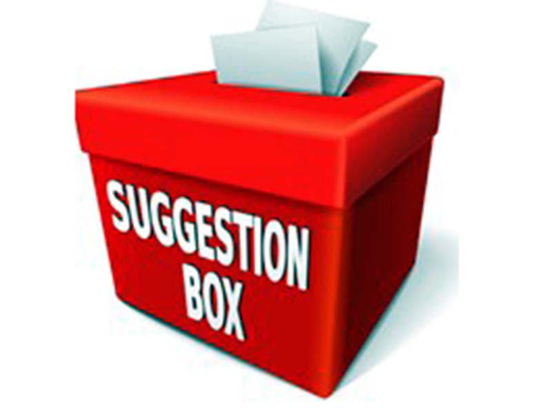 Letter in Suggestion Box